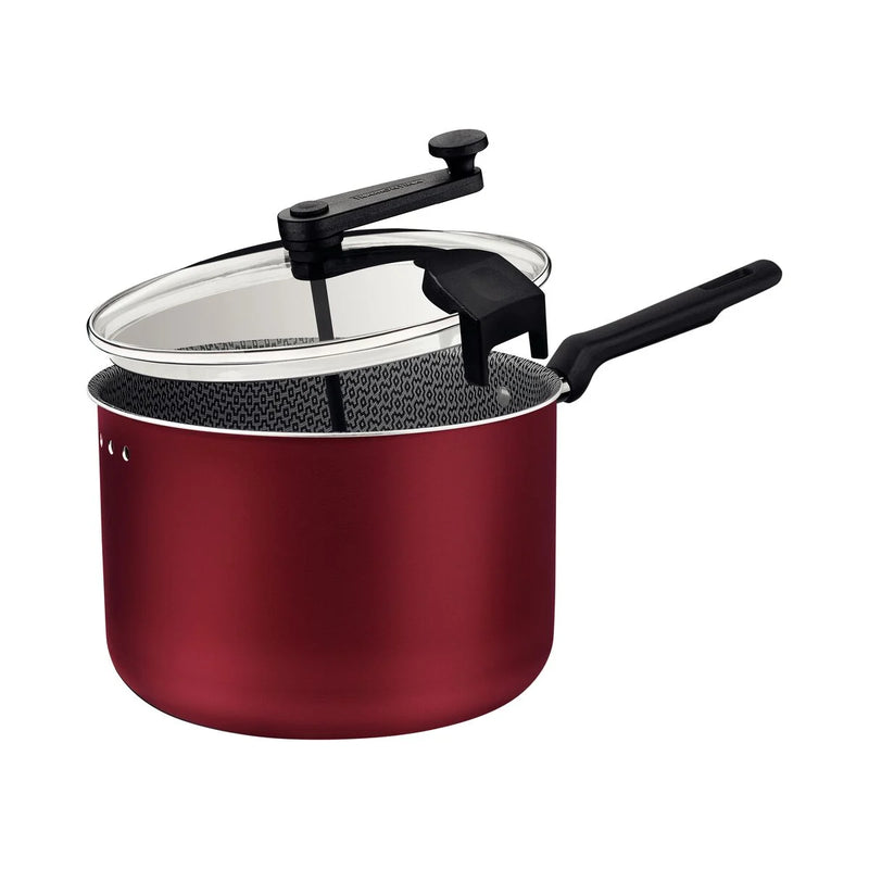 Pipoqueira Tramontina Loreto em Alumínio com Revestimento em Antiaderente Starflon Max Vermelho 20 cm 3,5 L