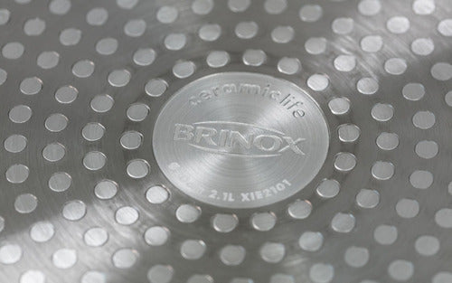 Panela De Pressão Brinox 4,2l Indução Antiaderente Cerâmica